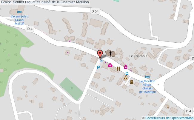 Sentier raquettes balisé de la Charniaz