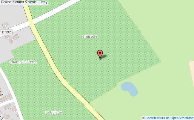 plan Sentier Viticole Lucey Lucey