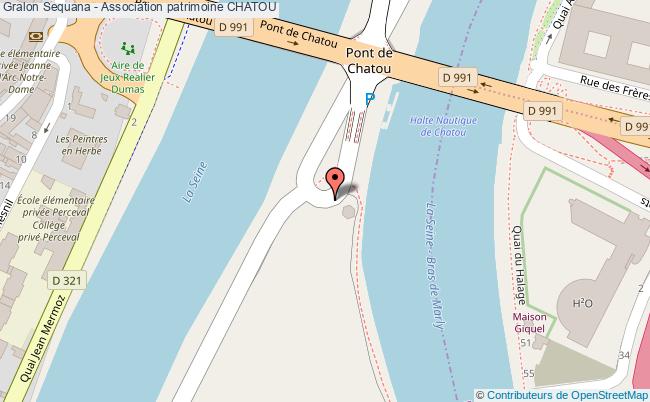 plan Sequana - Association Patrimoine Chatou CHATOU