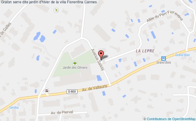 serre dite jardin d'hiver de la villa Fiorentina