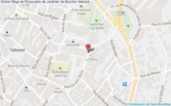 Siège de Corporation de Jardinier, de Boucher