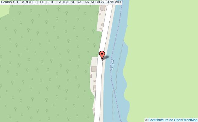 SITE ARCHEOLOGIQUE D'AUBIGNE RACAN
