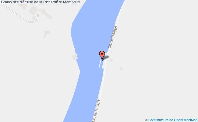 site d'écluse de la Richardière