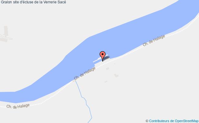 site d'écluse de la Verrerie