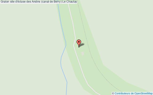 Site d'écluse des andins (canal de berry) Le chautay tourisme