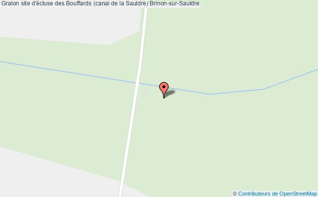 plan Site D'écluse Des Bouffards (canal De La Sauldre) Brinon-sur-sauldre Brinon-sur-Sauldre