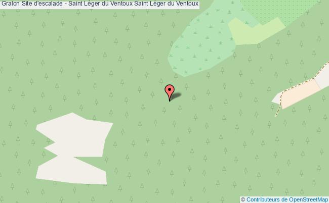 Site d'escalade - Saint Léger du Ventoux