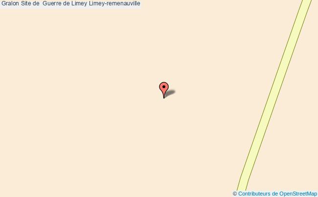 plan Site De  Guerre De Limey Limey-remenauville Limey-remenauville