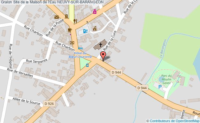 plan Site De La Maison De L'eau Neuvy-sur-barangeon NEUVY-SUR-BARANGEON