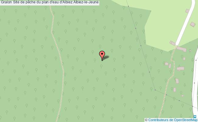 Site de pêche du plan d'eau d'Albiez