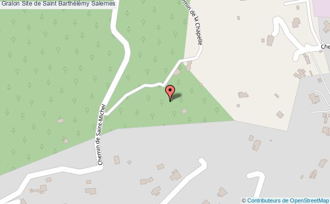 plan Site De Saint Barthélémy Salernes Salernes