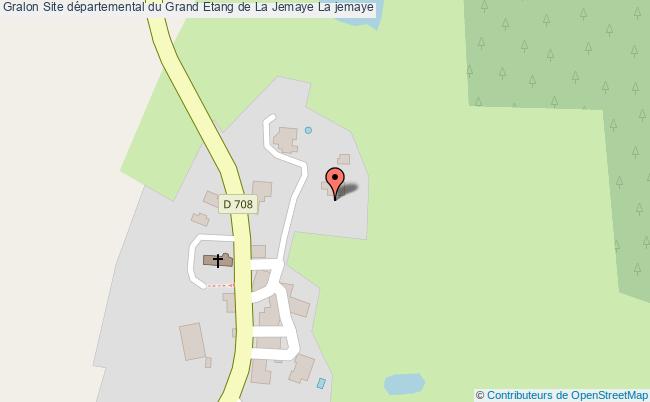 plan Site Départemental Du Grand Etang De La Jemaye La Jemaye La jemaye
