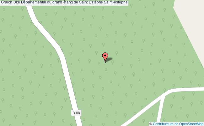 plan Site Départemental Du Grand étang De Saint Estèphe Saint-estephe Saint-estephe