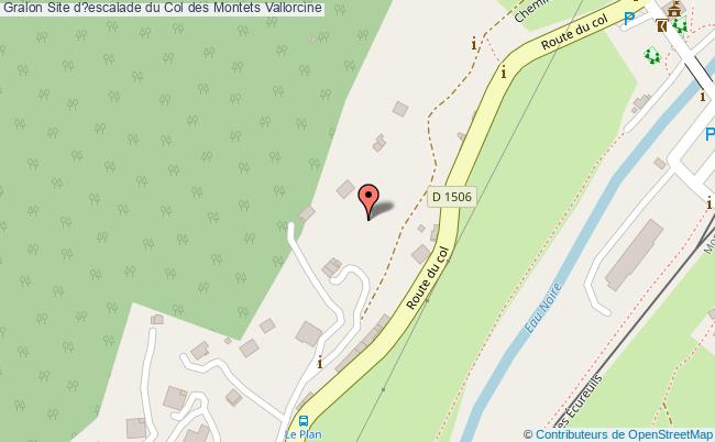 Site d?escalade du Col des Montets