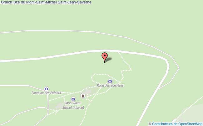 plan Site Du Mont-saint-michel Saint-jean-saverne Saint-Jean-Saverne