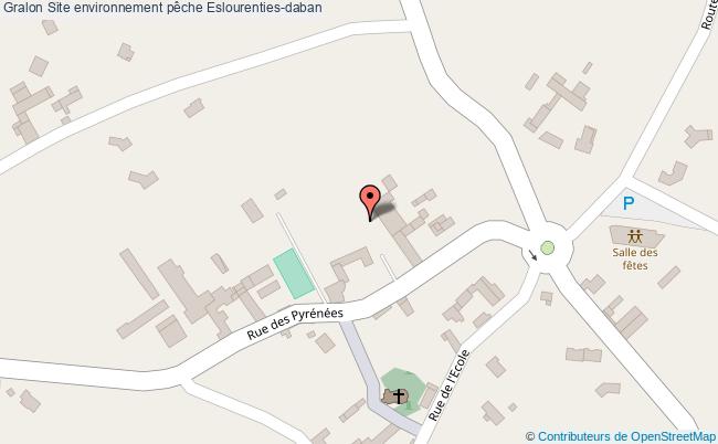 plan Site Environnement Pêche Eslourenties-daban Eslourenties-daban