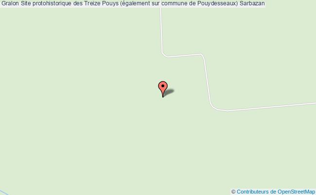 Site protohistorique des Treize Pouys (également sur commune de Pouydesseaux)