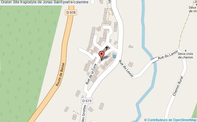 plan Site Troglodyte De Jonas Saint-pierre-colamine Saint-pierre-colamine
