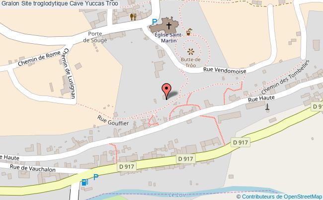 plan Site Troglodytique Cave Yuccas Troo Troo