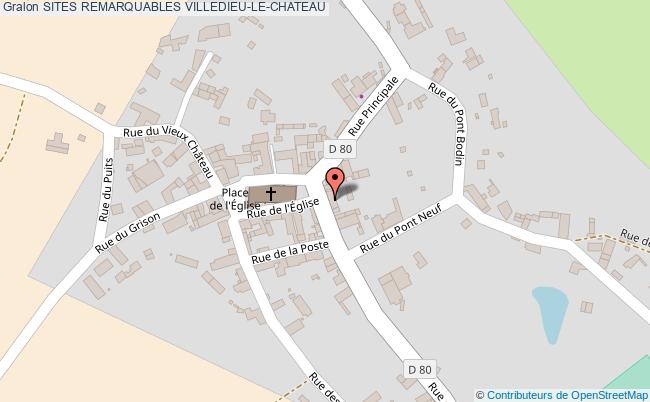 Sites remarquables Villedieulechateau tourisme Edifices et art religieux