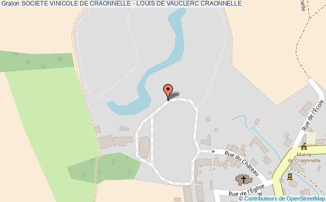 plan Societe Vinicole De Craonnelle - Louis De Vauclerc Craonnelle CRAONNELLE