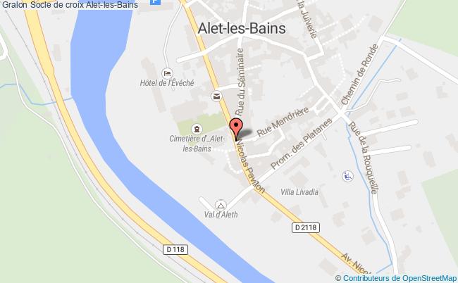 plan Socle De Croix Alet-les-bains Alet-les-Bains