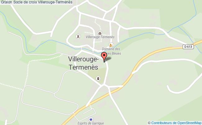 plan Socle De Croix Villerouge-termenès Villerouge-Termenès