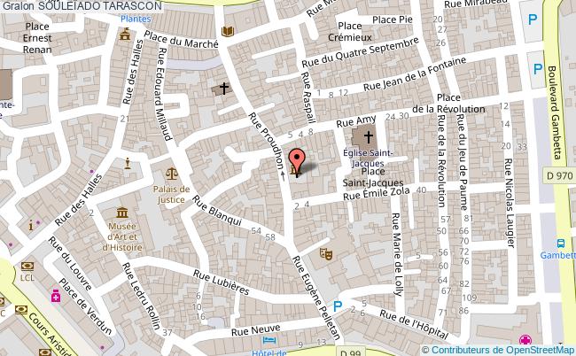 plan SouleÏado Tarascon TARASCON