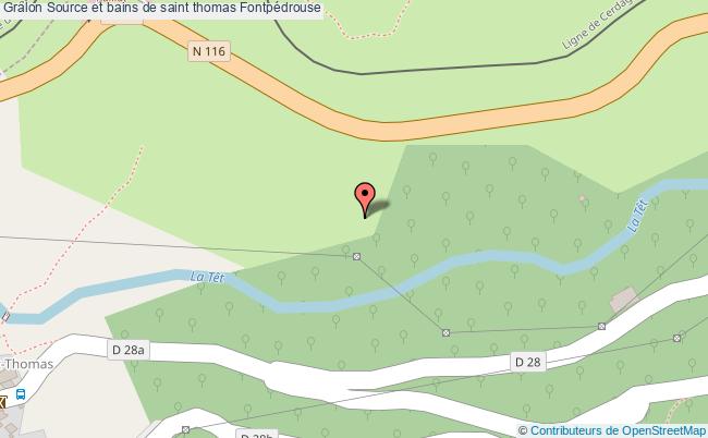 Source et bains de saint thomas Fontpédrouse tourisme