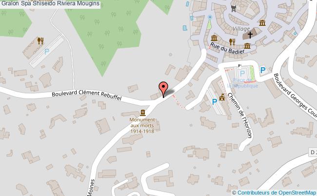 plan Spa Shiseido Riviera Mougins Mougins