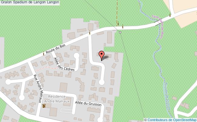 plan Spadium De Langon Langon Langon