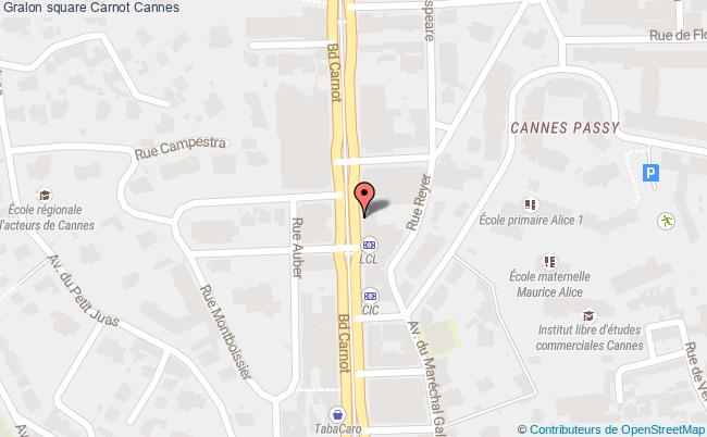plan Square Carnot Cannes Cannes