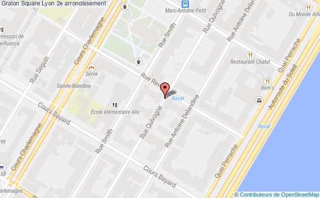 plan Square Lyon 2e Arrondissement Lyon 2e arrondissement