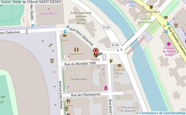 plan Stade De France Saint-denis SAINT-DENIS