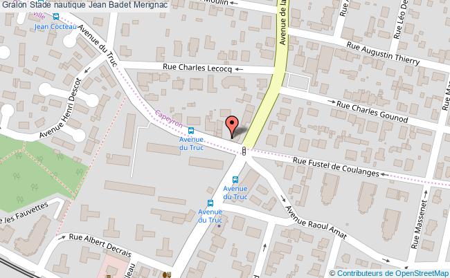 plan Stade Nautique Jean Badet Merignac Merignac