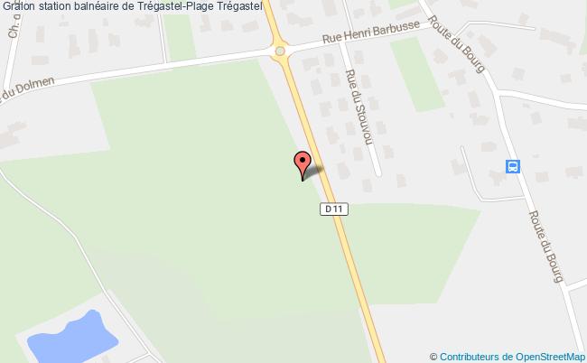 plan Station Balnéaire De Trégastel-plage Trégastel Trégastel