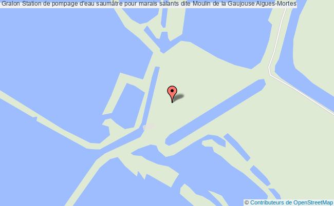 Station de pompage d'eau saumâtre pour marais salants dite Moulin de la Gaujouse