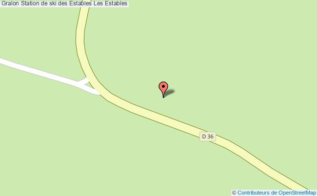 plan Station De Ski Des Estables Les Estables Les Estables