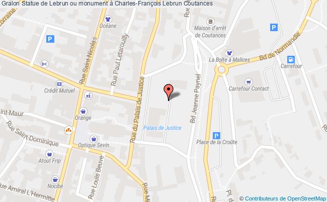 Statue de Lebrun ou monument à Charles-François Lebrun