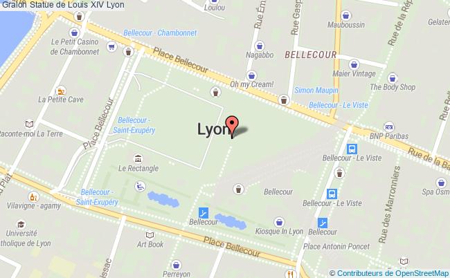 plan Statue De Louis Xiv Lyon Lyon