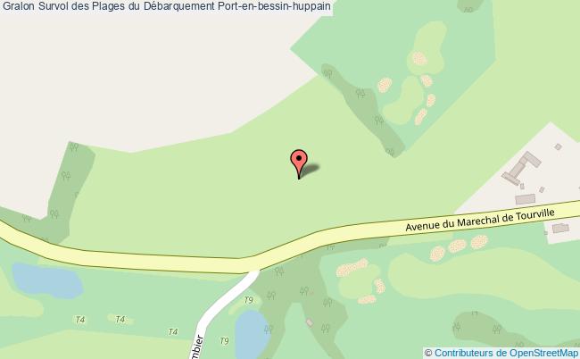 plan Survol Des Plages Du Débarquement Port-en-bessin-huppain Port-en-bessin-huppain