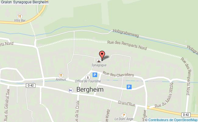 plan Synagogue Bergheim Bergheim