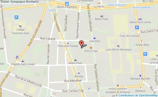 plan Synagogue Bordeaux Bordeaux