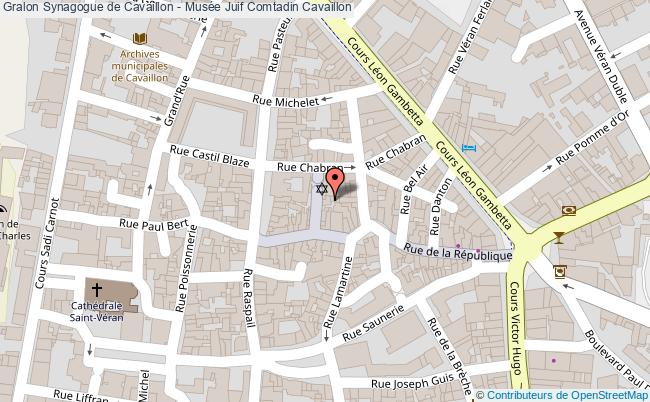 plan Synagogue De Cavaillon - Musée Juif Comtadin Cavaillon Cavaillon