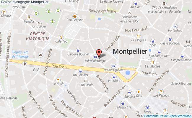 plan Synagogue Montpellier Montpellier