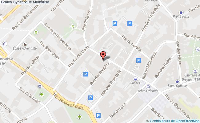 plan Synagogue Mulhouse Mulhouse