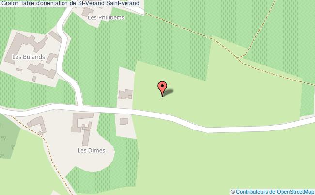 Table d'orientation de St-Vérand