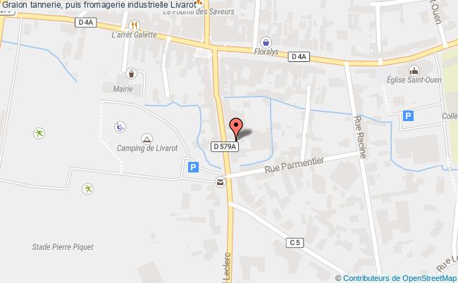 plan Tannerie, Puis Fromagerie Industrielle Livarot Livarot