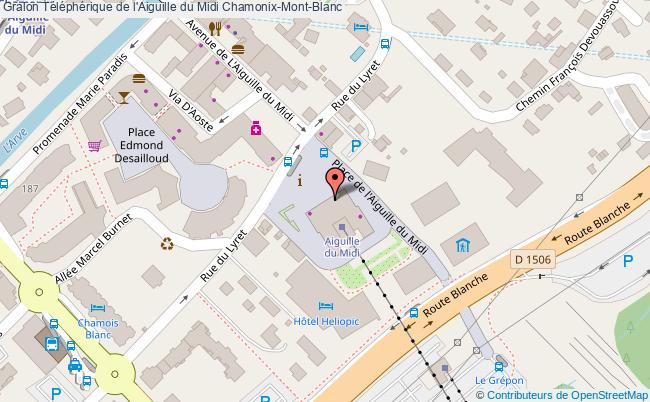 plan Téléphérique De L'aiguille Du Midi Chamonix-mont-blanc Chamonix-Mont-Blanc