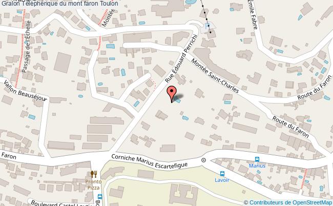 plan Téléphérique Du Mont Faron Toulon Toulon